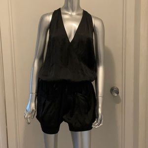 Sisley Silk-like Jumpsuit Shorts S